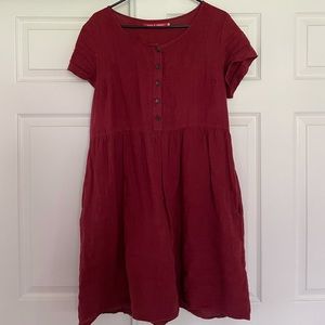 Pyne & Smith No. 11 garnet linen